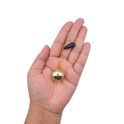Pingente Vaginal Feito em Metal com Berloque em Forma de Gota, São Livres de Metais Pesados - Sexy Fantasy Slim | 2,4 cm