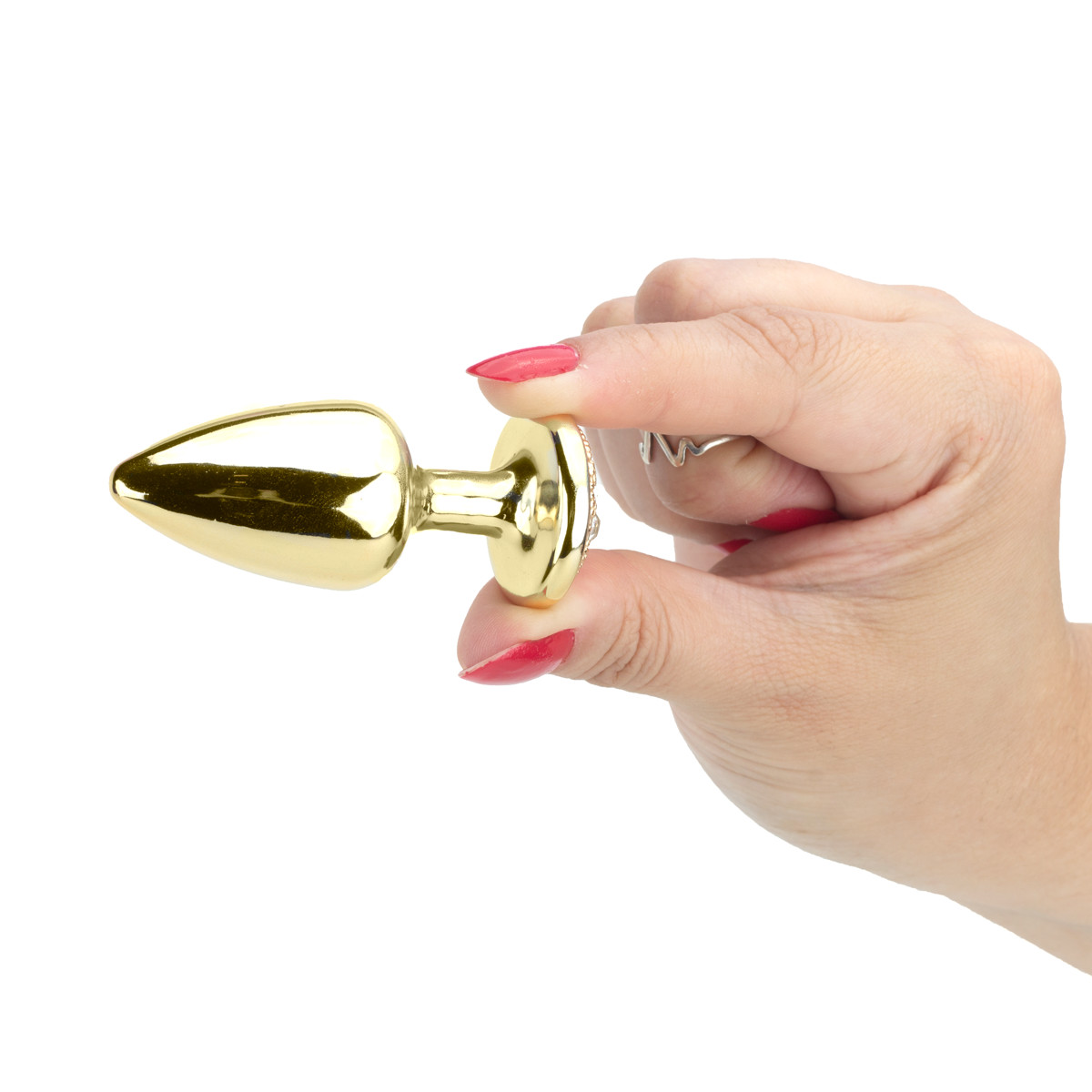 Plug Anal Cônico com Pedrinhas de Cristal na Base - Sexy Fantasy Slim | 6 x 2,6 cm | Disponível em 3 Cores - 7