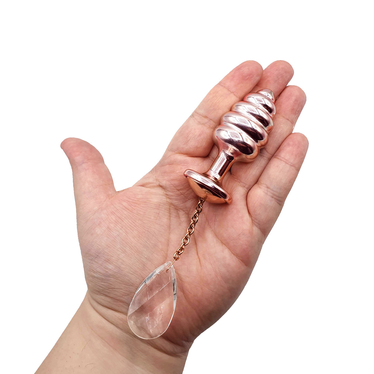Plug Anal Escalonado Tamanho "P" com Pingente - Sexy Fantasy Slim | 5,7 x 2,7 cm - 3