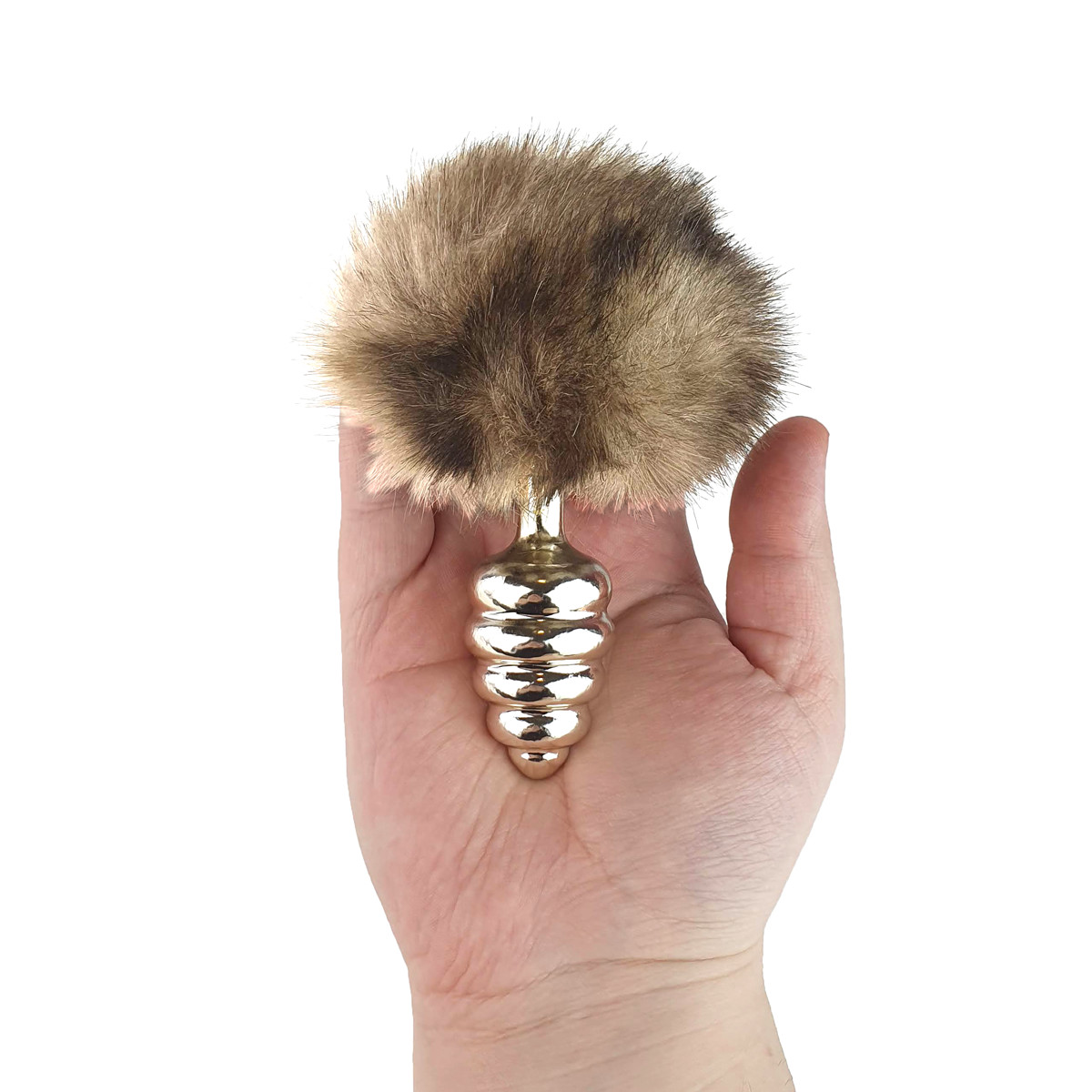 Plug Anal Escalonado Tamanho "P" com Rabo de Coelho - Sexy Fantasy Slim | 5,5 x 2,8 cm - 2