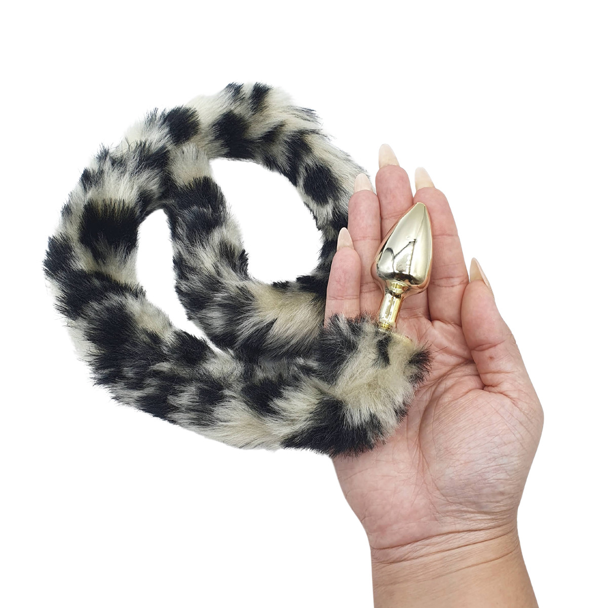 Plug Anal ''P'' com Formato Cônico e Rabo Longo - Sexy Fantasy Slim | 5,7 x 2,6 cm - 2