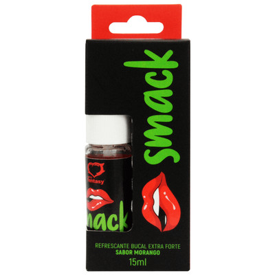 Spray Refrescante Bucal Extra Forte - Sexy Fantasy Smack - 15 ml | Sabor: Morango