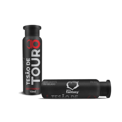 Estimulante Energético Afrodisíaco que Aumenta a Líbido Sexual do Homem - Sexy Fantasy Tesão de Touro - 10ml