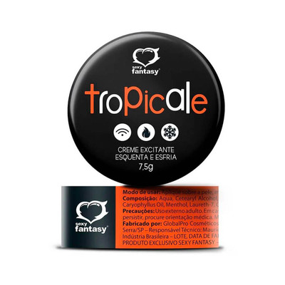 Foto 1 do produto Creme Excitante com Efeito Esquenta e Esfria - Sexy Fantasy Tropicale - 7,5g