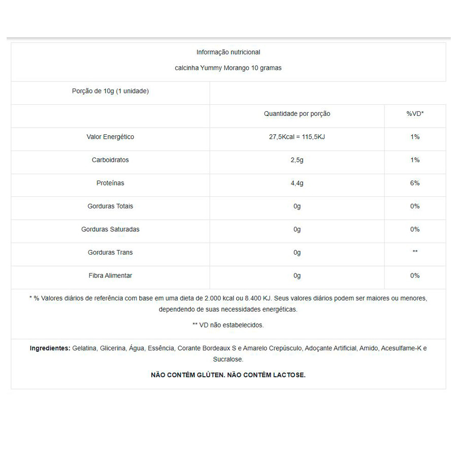 Calcinha Fio Dental Comestível sem Glúten e Lactose - Sexy Fantasy Yummy | Disponível em 3 Sabores - 9