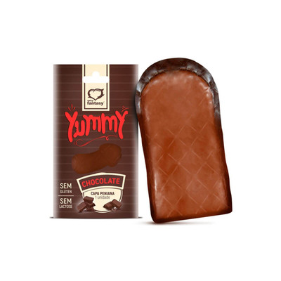 Capa Peniana Comestível Sem Glúten e Lactose - Sexy Fantasy Yummy | Sabor: Chocolate