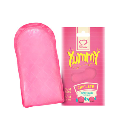 Capa Peniana Comestível Sem Glúten e Lactose - Sexy Fantasy Yummy | Sabor: Chiclete
