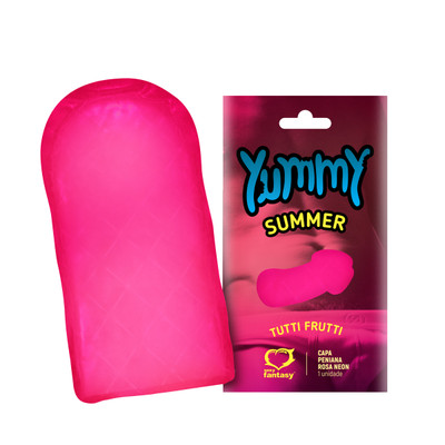 Foto 2 do produto Capa Peniana Neon Comestível Sem Glúten E Lactose - Sexy Fantasy Yummy Summer | Disponível em 4 Sabores