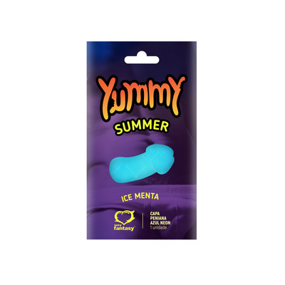 Foto 5 do produto Capa Peniana Neon Comestível Sem Glúten E Lactose - Sexy Fantasy Yummy Summer | Disponível em 4 Sabores