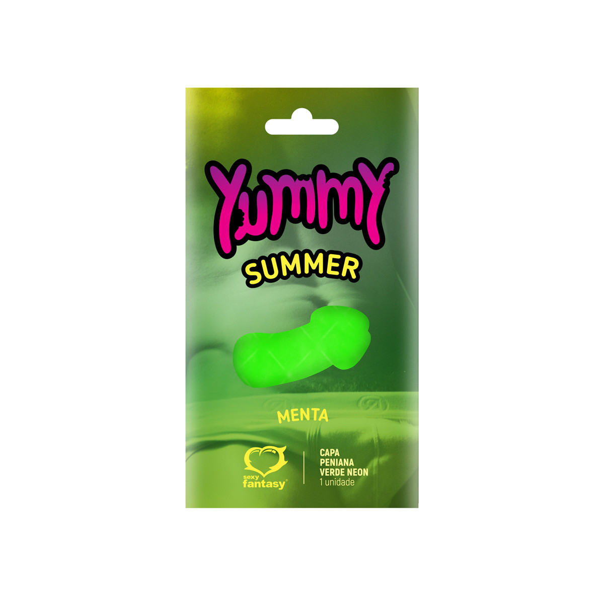 Capa Peniana Neon Comestível Sem Glúten E Lactose - Sexy Fantasy Yummy Summer | Disponível em 4 Sabores - 6