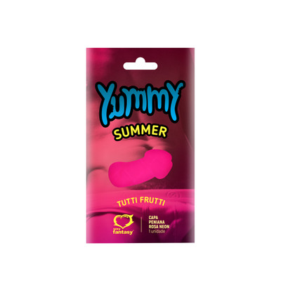 Foto 8 do produto Capa Peniana Neon Comestível Sem Glúten E Lactose - Sexy Fantasy Yummy Summer | Disponível em 4 Sabores