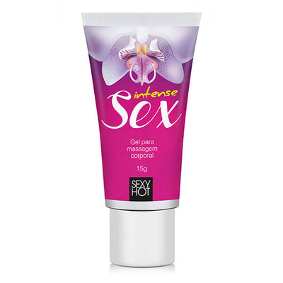 Gel Excitante Feminino com Efeito que Esquenta e Esfria com Menthol, Cravo, Jambu e Arginina - Sexy Hot Intense Sex | 15g