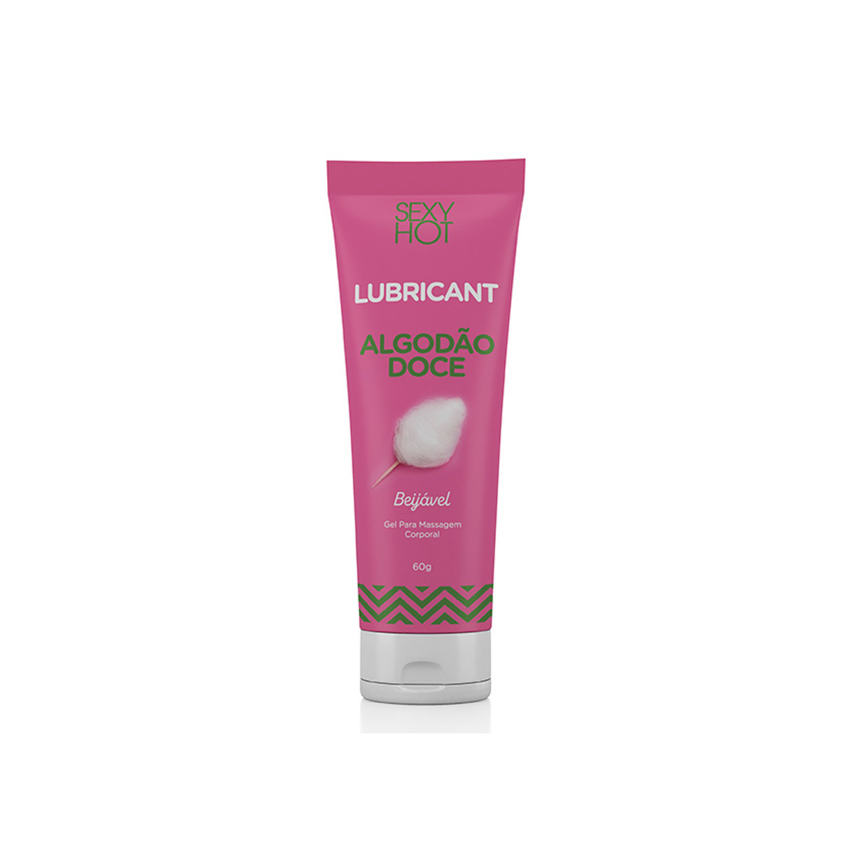 Gel para Massagem Corporal Beijável - Sexy Hot Lubricant Algodão Doce | 60g - 2