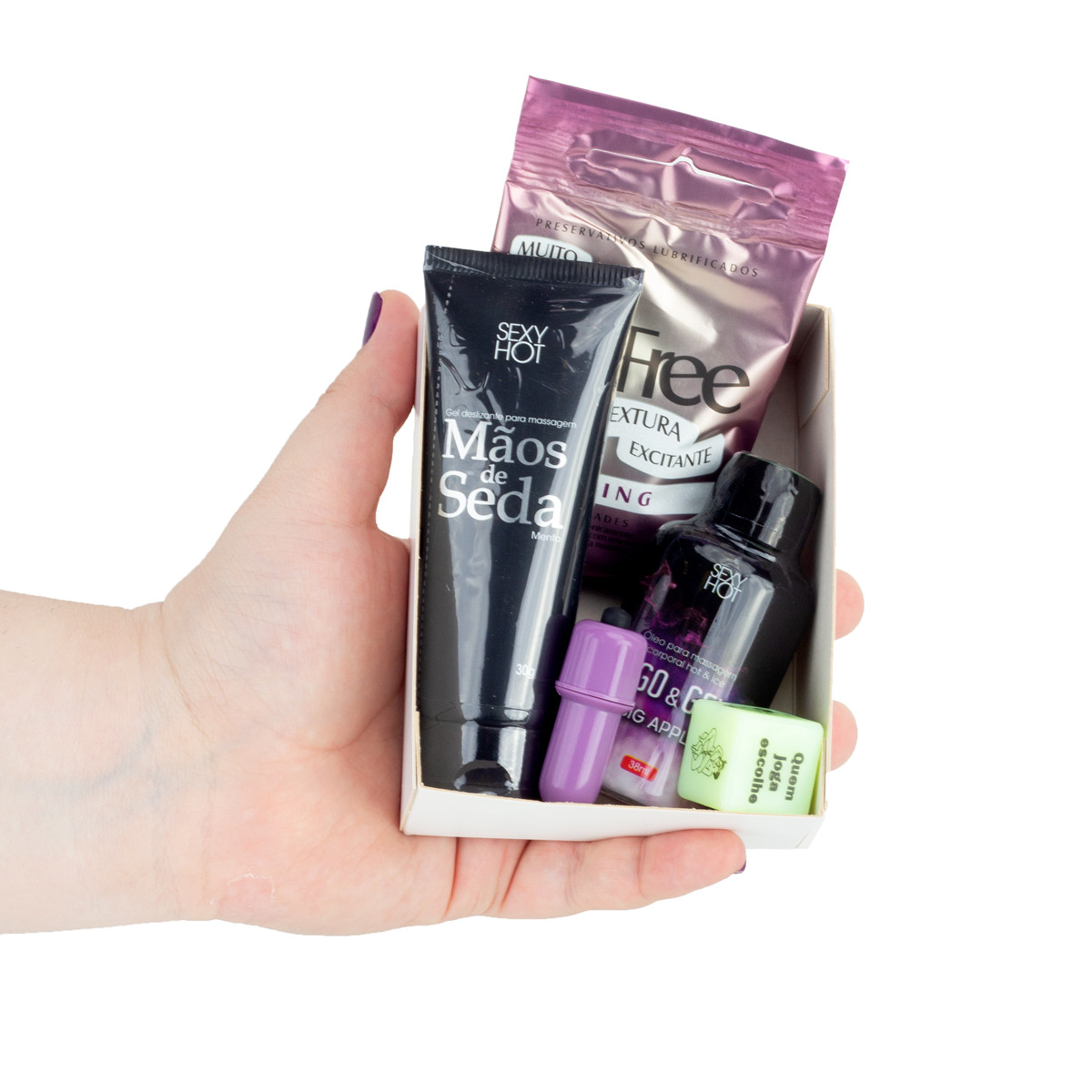 Kit Sensações - Sexy Hot Secret | 5 Itens - 6