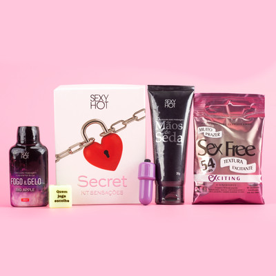 Kit Sensações - Sexy Hot Secret | 5 Itens