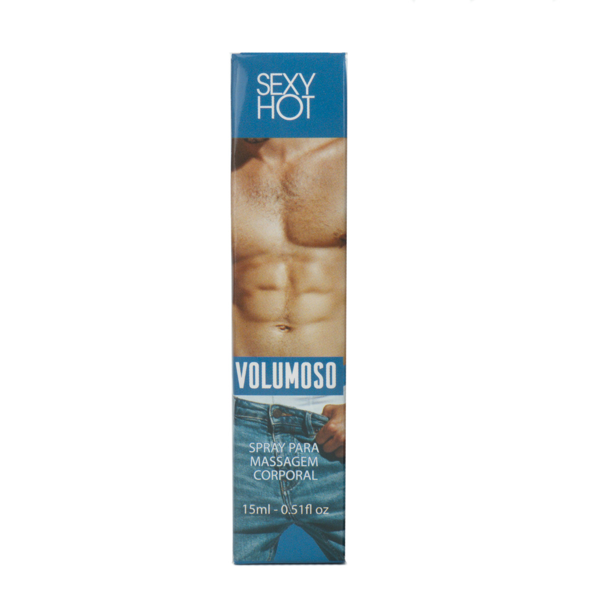 Spray Excitante Potencializador com Sensação de Aumento Peniano - Sexy Hot Volumoso | 15ml - 2