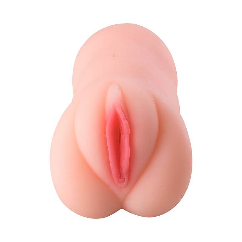 Masturbador com Formato Realístico de Vagina Feito em Cyberskin - Sexy Import 4D | 14 x 7 cm - 2