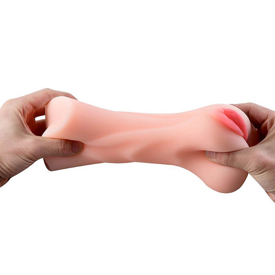 Masturbador Masculino em Cyberskin com Formato de Vagina - Sexy Import 4D | 14,6 x 7,7 cm - 8