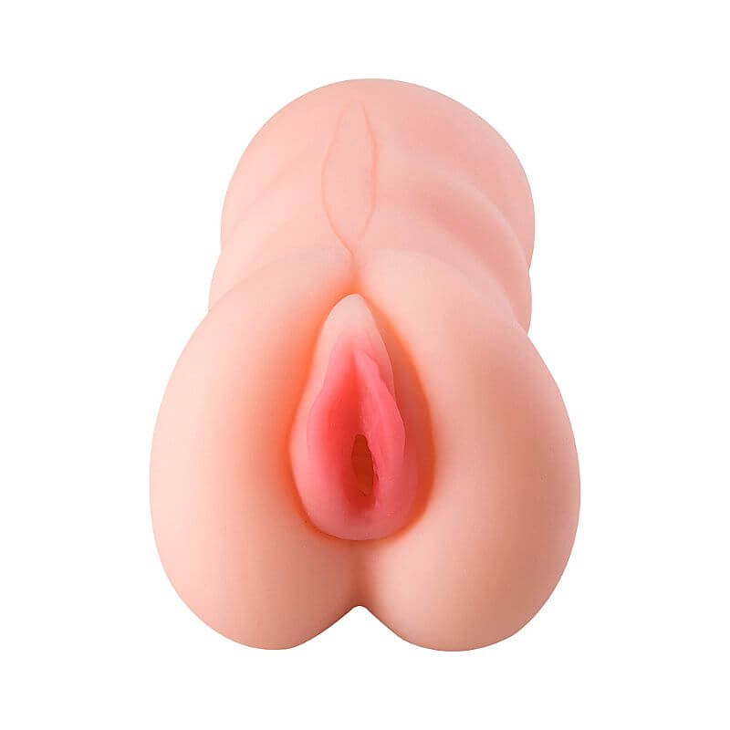 Masturbador Masculino com Formato de Vagina Realística em Cyberskin - Sexy Import 4D | 14,3 x 6 cm - 2