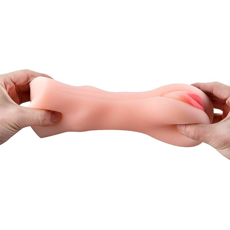 Masturbador Masculino com Formato de Vagina Realística em Cyberskin - Sexy Import 4D | 14,3 x 6 cm - 5