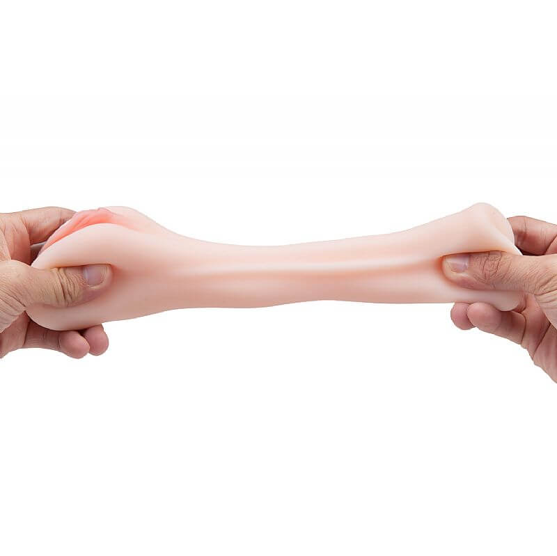 Masturbador Masculino Realístico com Forma de Vagina em Cyberskin - Sexy Import 4D | 13,5 x 5,4 cm - 6