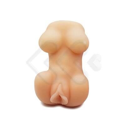 Foto 3 do produto Mini Masturbador Masculino em Cyberskin com Seios, Vagina e Ânus - Sexy Import 4D | 15,7 x 9,7 cm