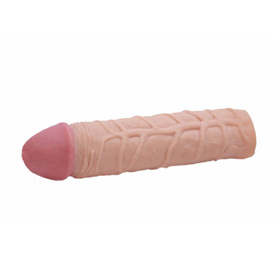 Foto 1 do produto Sexy Import - Capa Peniana Extensora com Preenchimento na Ponta - 23,5 x 5 cm
