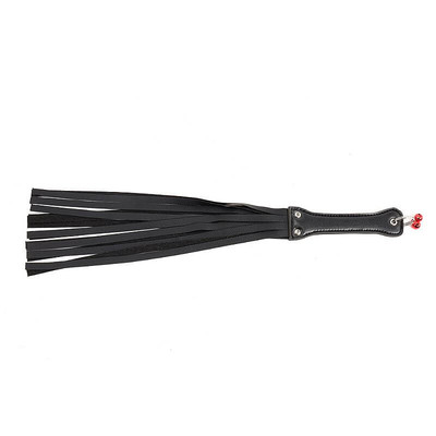Foto 4 do produto Sexy Import - Chicote em Couro com Tiras Luxo Preto | 50 cm