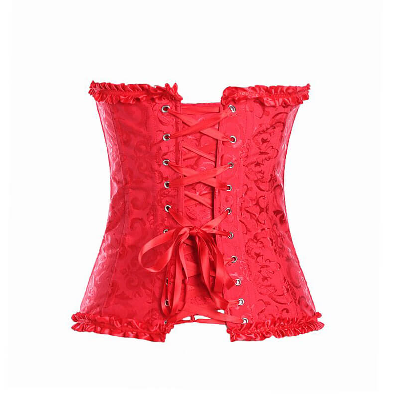 Sexy Import - Corselet Bordado com Zíper | Disponível em 5 Tamanhos e 2 Cores - 2