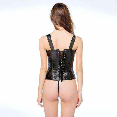 Corselet Gótico em Cirrê - Sexy Import | Disponível em 5 Tamanhos