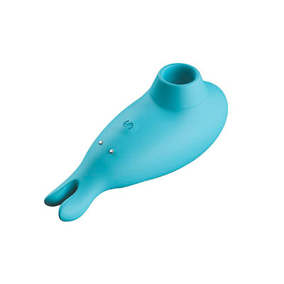 Foto 2 do produto Estimulador de Clitóris em Silicone com Formato de Baleia e 7 Modos de Pulsação - Dibe Cutie Baby III | 10 x 4,2 cm