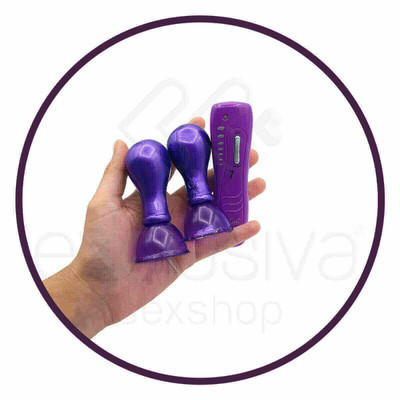 Foto 6 do produto Sexy Import - Estimulador Duplo de Mamilos com sucção, 7 Modos de Vibração e Controle Remoto