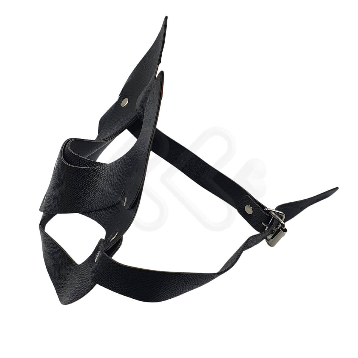 Máscara Sado Mulher Gato em Couro Sintético - Tamanho Único - 2