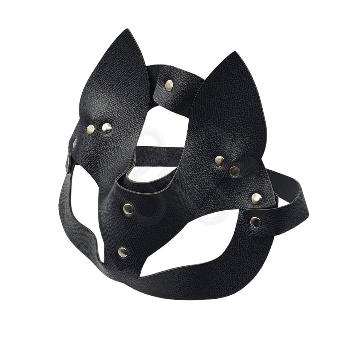 Máscara Sado Mulher Gato em Couro Sintético - Tamanho Único - 3