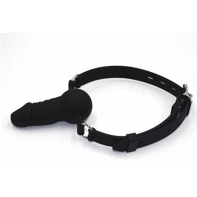 Foto 3 do produto Sexy Import - Mordaça em Forma de Pênis com Fivelas de Ajuste