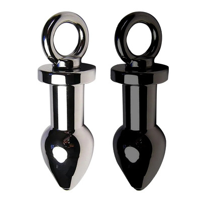 Foto 1 do produto Plug Anal de Aço com Rosca Removível - Sexy Import - 8 x 3,7 cm | Disponível em 2 Cores