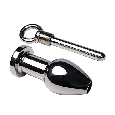 Foto 3 do produto Plug Anal de Aço com Rosca Removível - Sexy Import - 8 x 3,7 cm | Disponível em 2 Cores