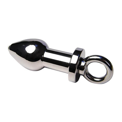 Foto 4 do produto Plug Anal de Aço com Rosca Removível - Sexy Import - 8 x 3,7 cm | Disponível em 2 Cores