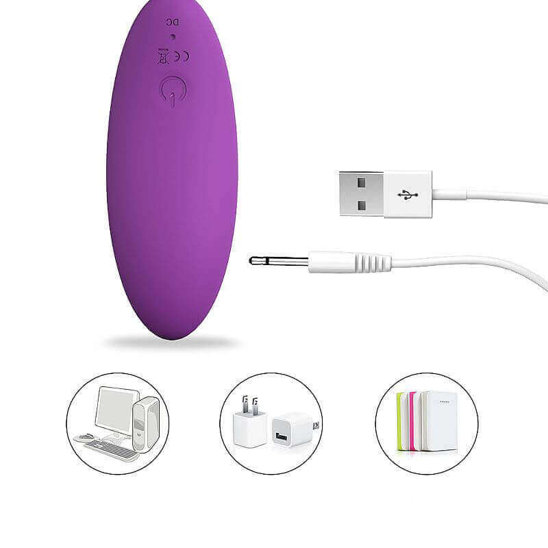 Cápsula Vibratória Recarregável Penetrável Estimulador de Ponto G com 7 Modos de Vibração - S-Hande Amandas | 11 x 3,8 cm | Disponível em 2 Cores - 6