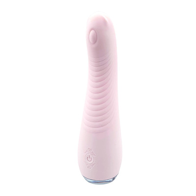 Foto 2 do produto Vibrador Estimulador de Ponto G em Silicone com 9 Modos de Vibração, Resistente à Água e Recarregável - S-Hande Balle | 10 x 3,1 cm