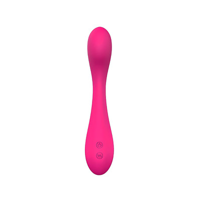 Foto 2 do produto Vibrador Estimulador de Ponto G e Clitóris em Silicone com 9 Modos de Vibração e Recarregável - S-Hande Boon | 13,5 x 3,7 cm | Disponível em 2 Cores