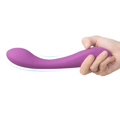 Vibrador Estimulador de Ponto G e Clitóris em Silicone com 9 Modos de Vibração e Recarregável - S-Hande Boon | 13,5 x 3,7 cm | Disponível em 2 Cores
