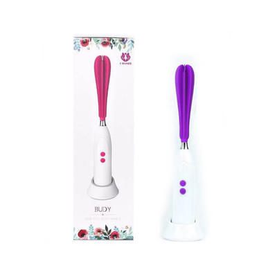 Foto 1 do produto S-Hande Budy - Estimulador Recarregável Rotativo com 5 Modos de Rotação e 3 Velocidades - 25 x 2,8 cm | Cor: Roxo