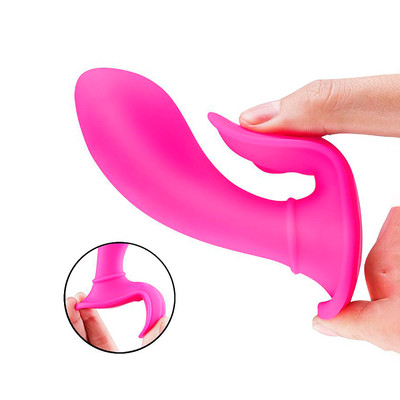 Vibrador Ponto G e Clitóris Recarregável 9 Modos de Vibração - S-Hande Butterfly | 9 x 3,3 cm | Disponível em 2 Cores