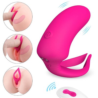 Foto 2 do produto Vibrador Estimulador de Próstata com 9 Modos de Vibração, Controle Remoto sem Fio e Recarregável via USB - S-Hande Danny | 6,5 x 3 cm