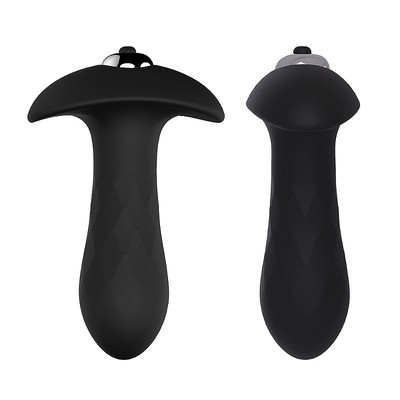 Foto 2 do produto Plug Anal em Silicone Macio e Bullet em ABS com Vibração Única - S-Hande Diamona | 8 x 3,1 cm