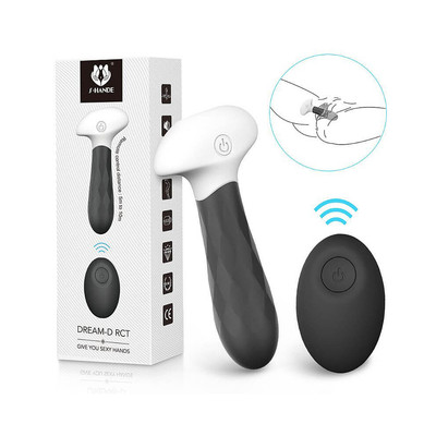 Foto 1 do produto S-Hande Dream-D RCT - Plug Anal Estimulador de Próstata Recarregável em Silicone com 9 Modos de Vibrações, Certificação IPX7 À Prova D'água e Controle Remoto - 12 x 2,8 cm