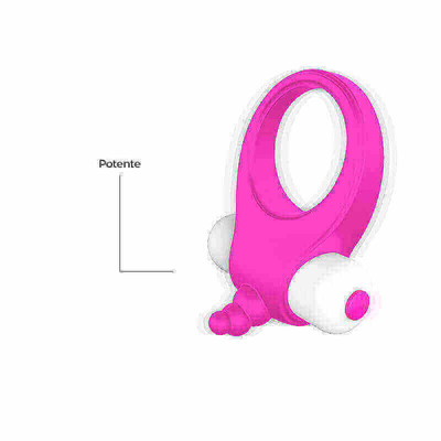 Foto 4 do produto S-Hande Duet - Anel Peniano com Estimulador de Clitóris e Vibração Única e Potente | Cor: Rosa