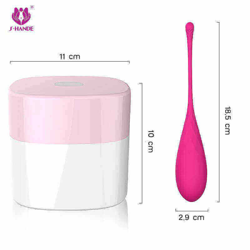 Kit de Pompoarismo Kegel Balls em Silicone - S-Hande Egg - 6 Pesos - 6