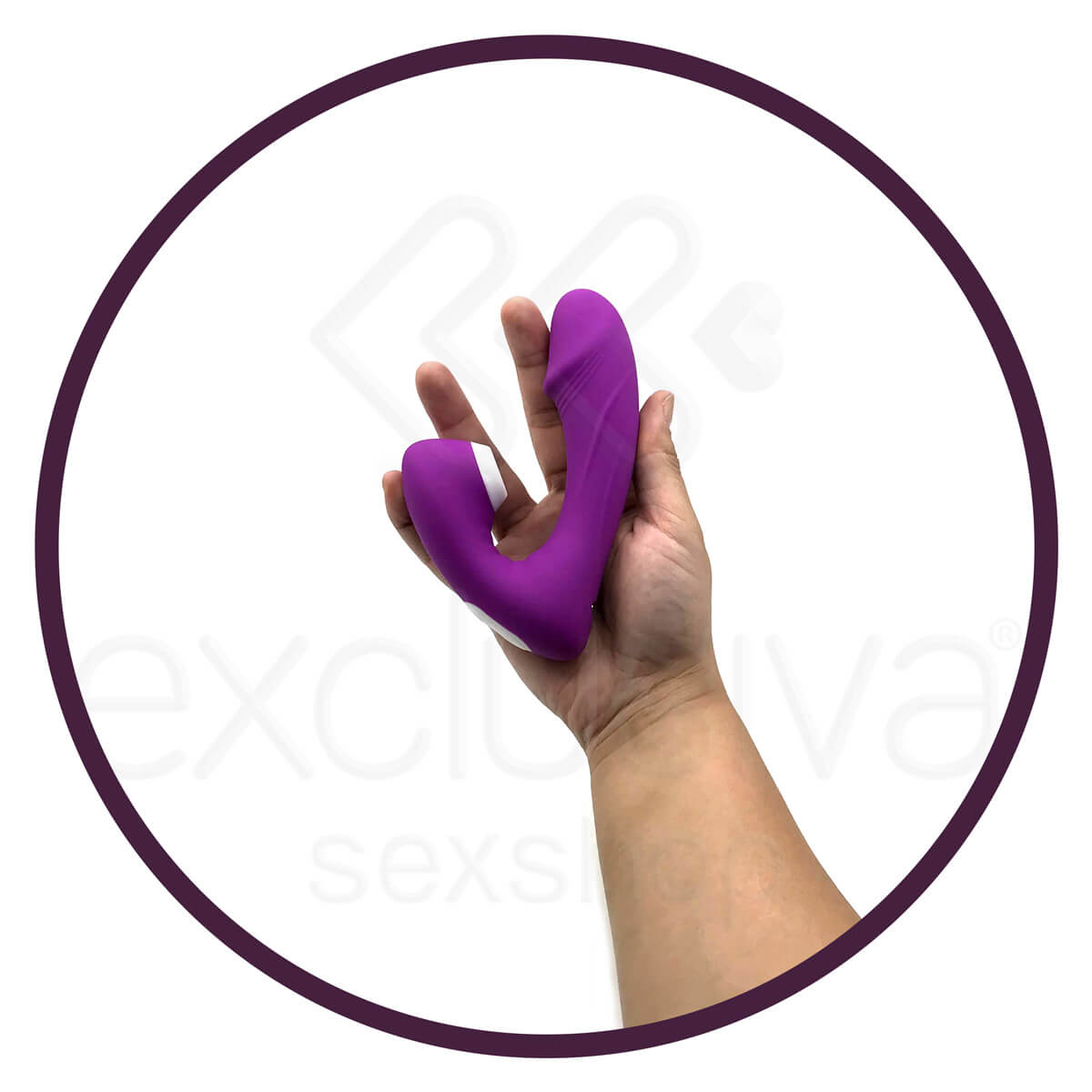 Vibrador de Clitóris e Ponto G com Glande, 9 Modos de Vibração, 9 Intensidades de Pulsação e Controle Wireless - S-Hande Fierce-RCT| Disponível em 2 Cores - 6